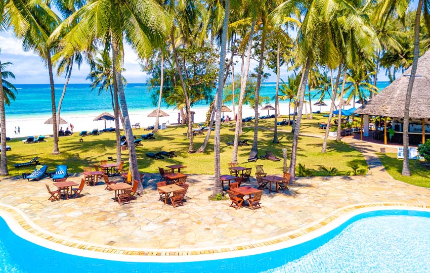 Diani Sea Lodge Pool View
